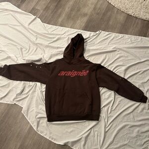 Brand new brown sp5der hoodie